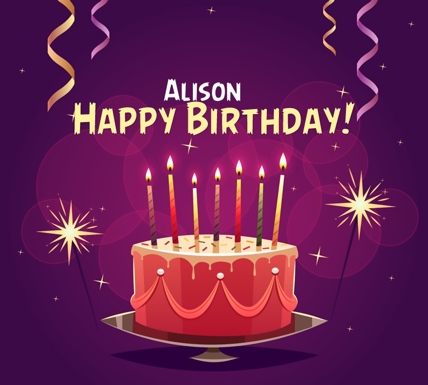Happy Birthday Alison Pictures Congratulations
