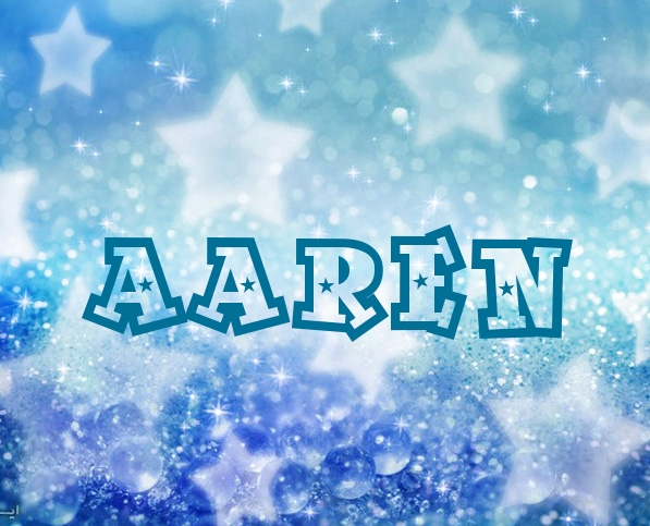 Pictures with names Aaren