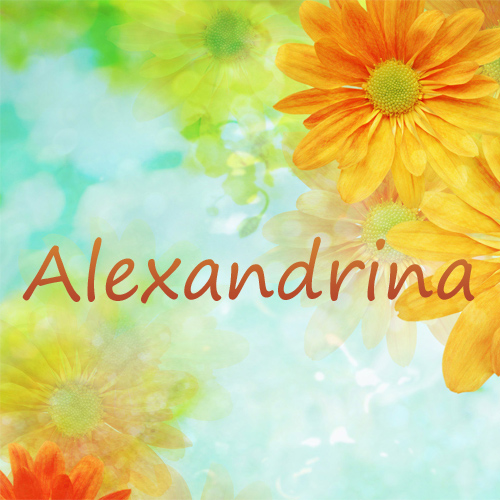 Pictures with names Alexandrina