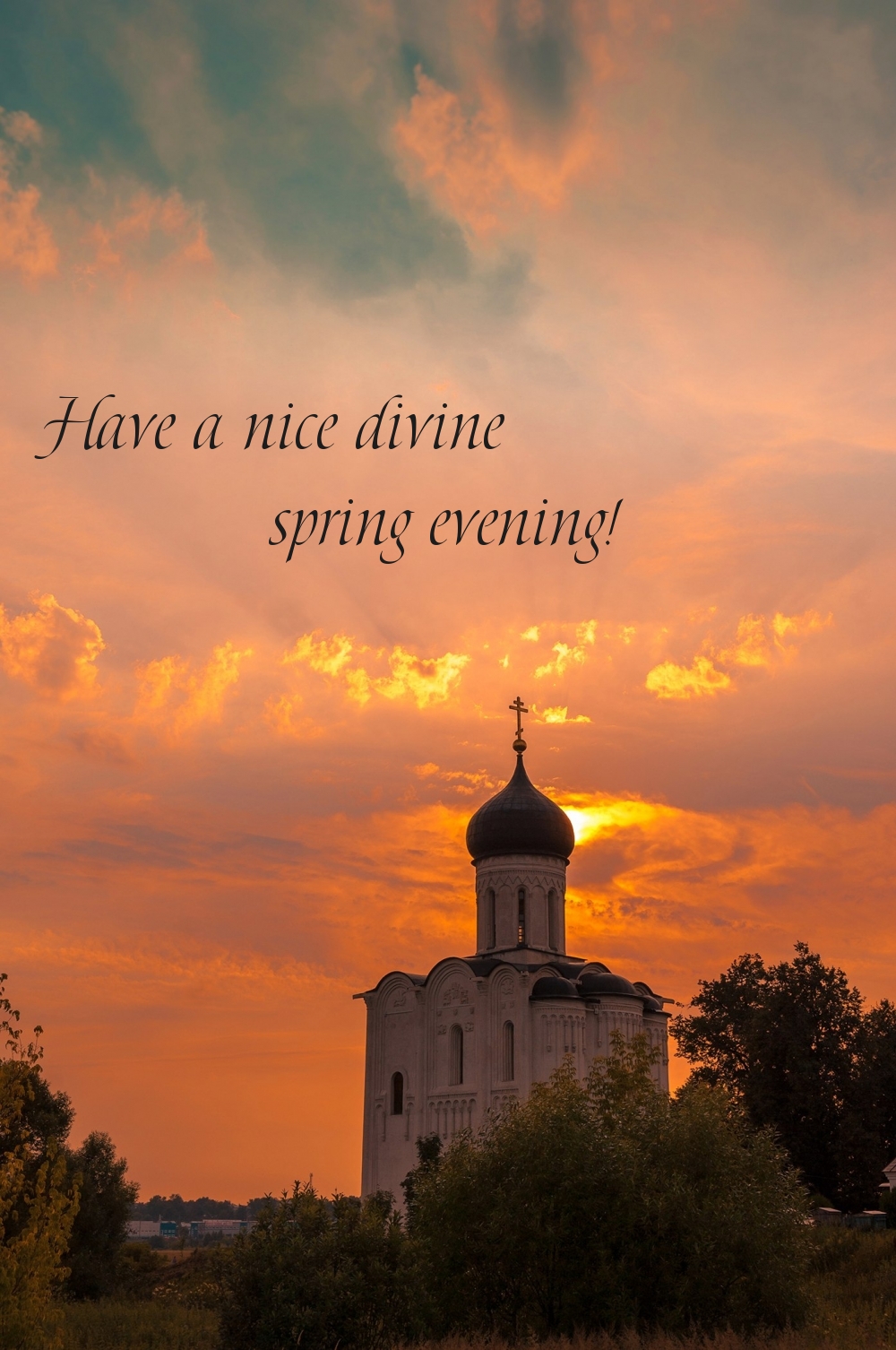 Have a nice divine spring evening!
