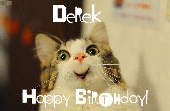 Funny Birthday for Derek Pics.