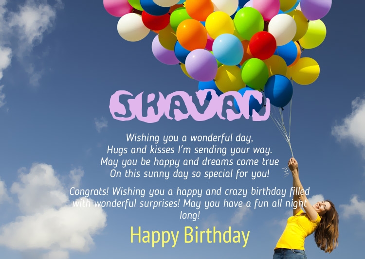 Birthday Congratulations for Sravan