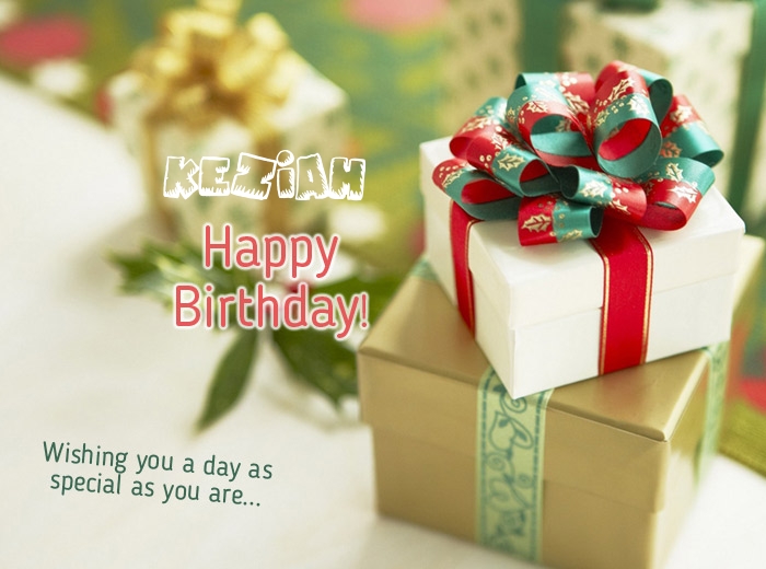 Birthday wishes for Keziah