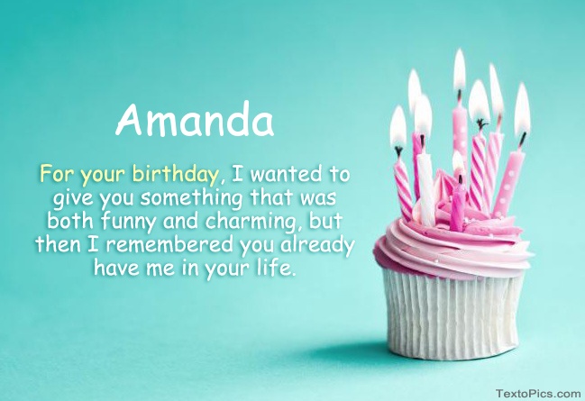 Happy Birthday Amanda in pictures