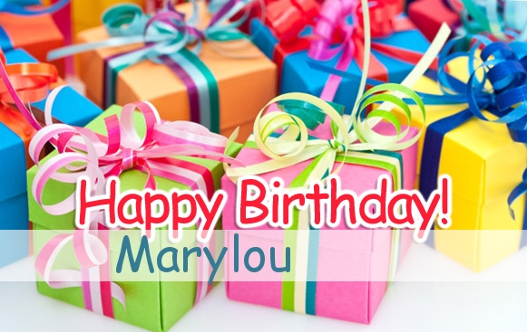 Happy Birthday Marylou