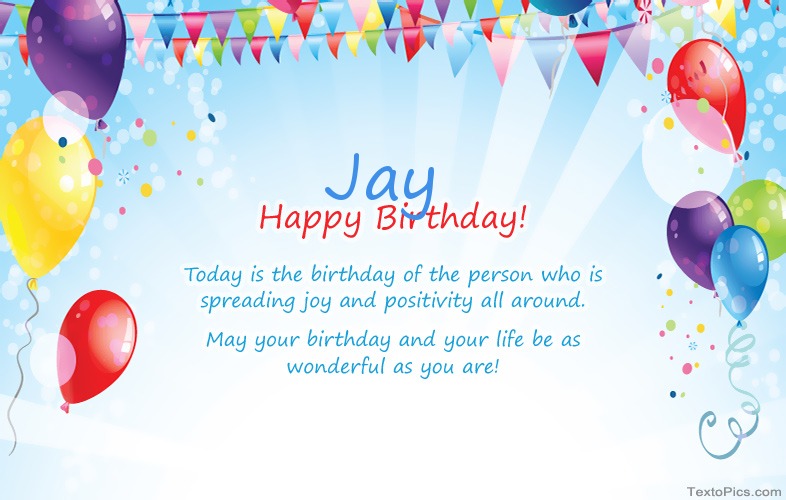 Funny greetings for Happy Birthday Jay pictures .