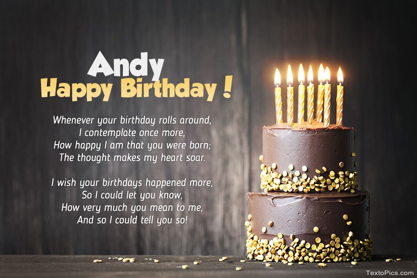 20+ Happy Birthday Andy Images