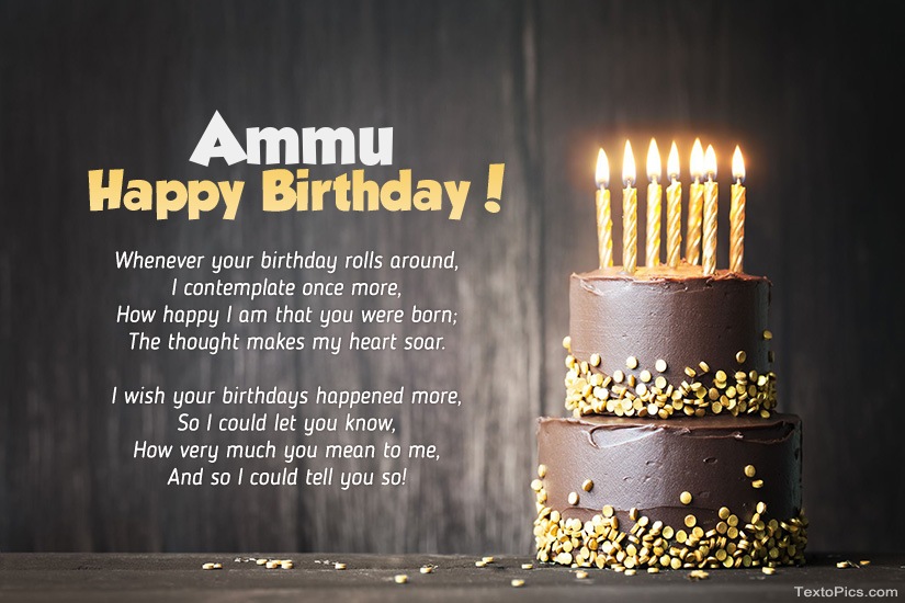 Happy Birthday Ammu