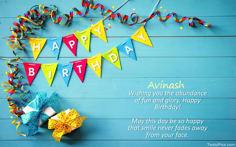 Happy Birthday pics for Avinash
