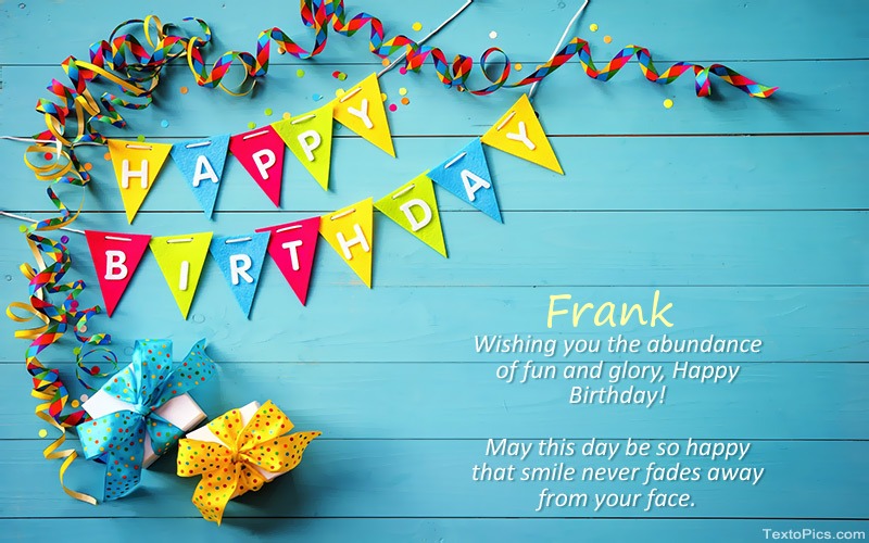Happy Birthday pics for Frank