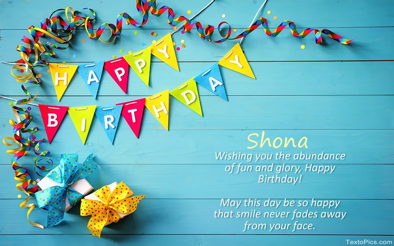Happy Birthday pics for Shona