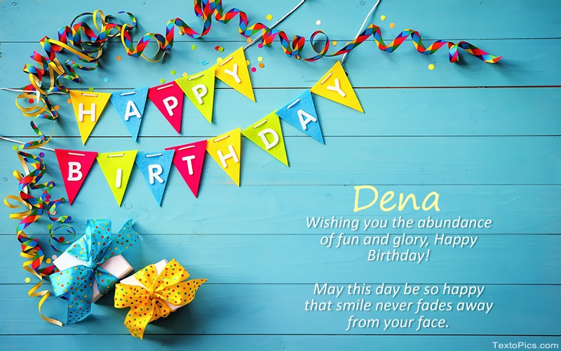 Happy Birthday pics for Dena