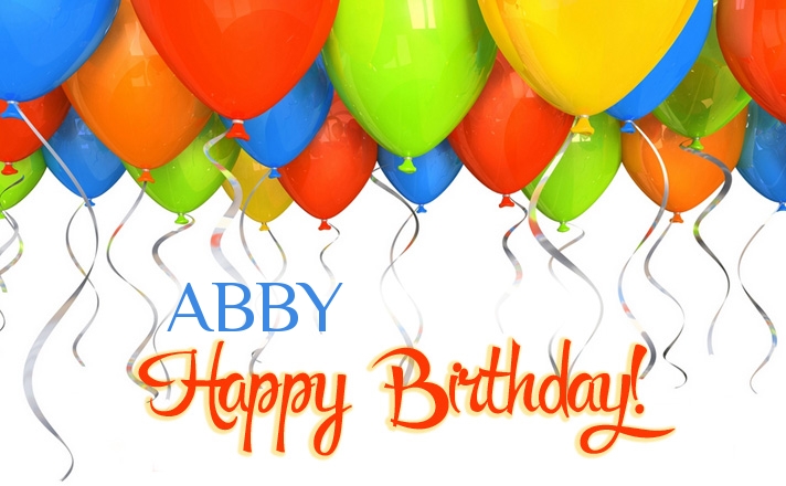 Birthday greetings ABBY