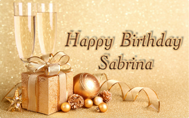 Happy Birthday Sabrina image.