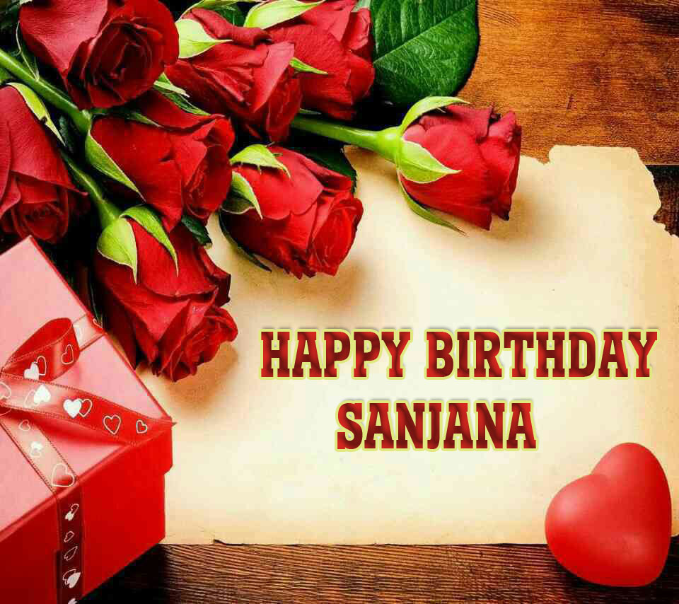Happy Birthday Sanjana image