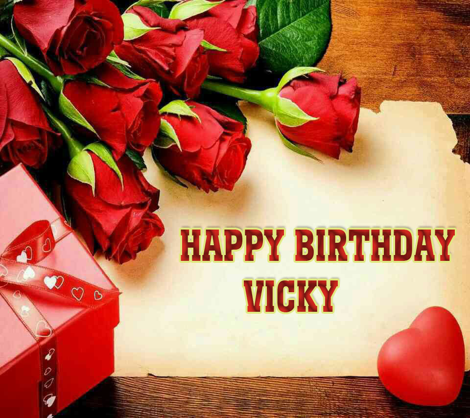 Happy Birthday Vicky image.