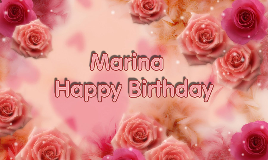 Happy Birthday Marina.