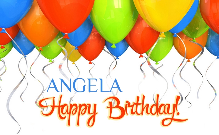 Birthday greetings ANGELA