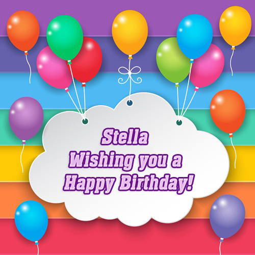 Happy Birthday Stella Pictures Congratulations