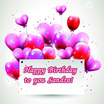 Sandra Happy Birthday to you!