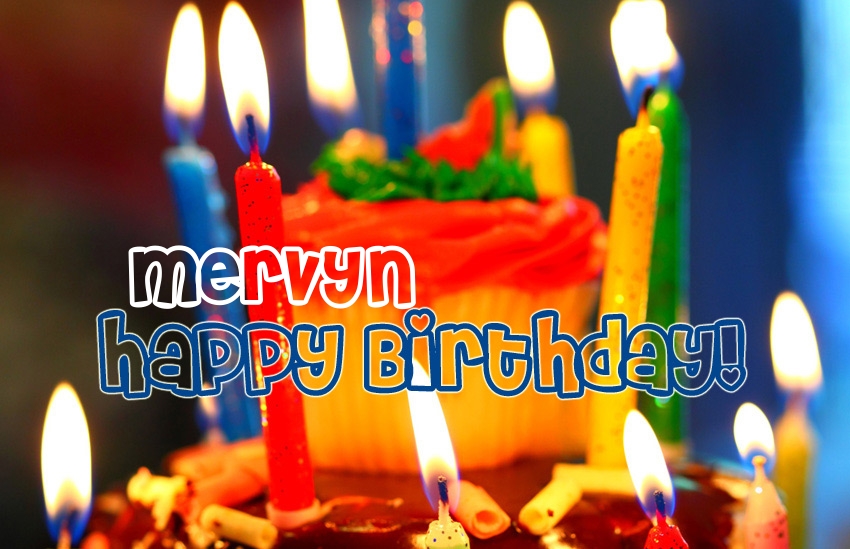 Happy Birthday Mervyn image