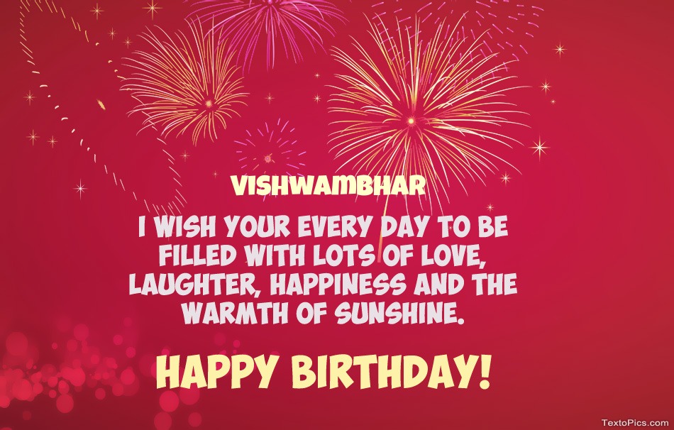 Cool congratulations for Happy Birthday of Vishwambhar