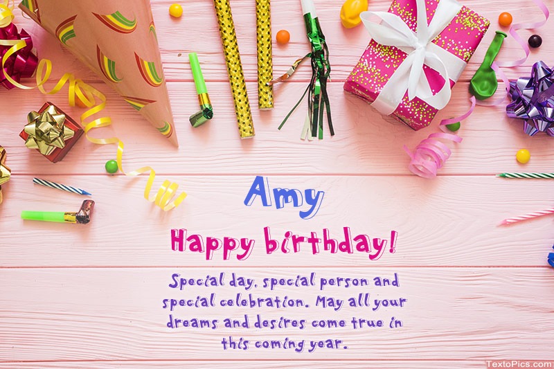 Happy Birthday Amy, Beautiful images