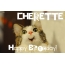 Funny Birthday for CHERETTE Pics