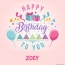 Zoey - Happy Birthday pictures