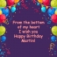 I wish you a Happy Birthday Martin!