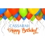 Birthday greetings CASSARAH