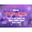 Happy Birthday cards for Della