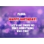 Happy Birthday cards for Faina