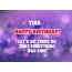 Happy Birthday cards for Tina