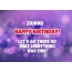 Happy Birthday cards for Zainab