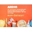 Congratulations for Happy Birthday of Arron