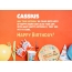 Congratulations for Happy Birthday of Cassius