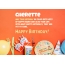 Congratulations for Happy Birthday of Cherette