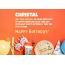 Congratulations for Happy Birthday of Christal
