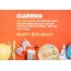 Congratulations for Happy Birthday of Clarinda
