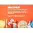 Congratulations for Happy Birthday of Malcolm