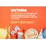 Congratulations for Happy Birthday of Victoria