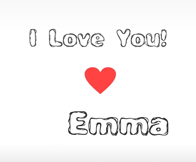 I Love You Emma