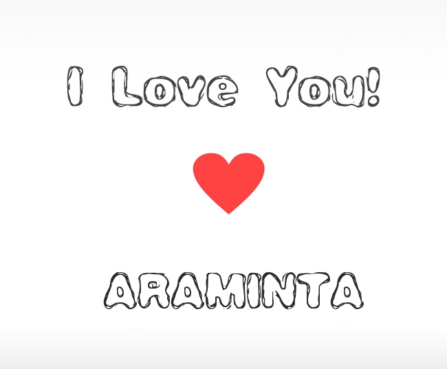 I Love You Araminta