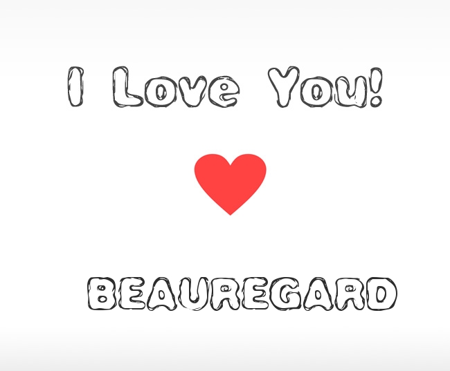 I Love You Beauregard
