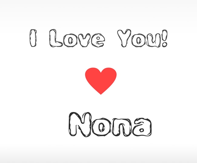 I Love You Nona