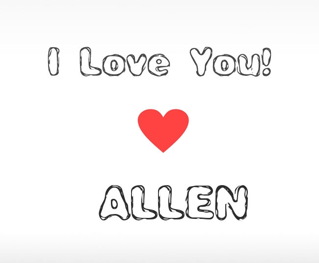 I Love You Allen
