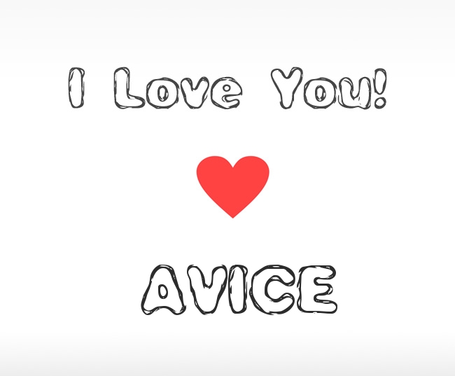 I Love You Avice