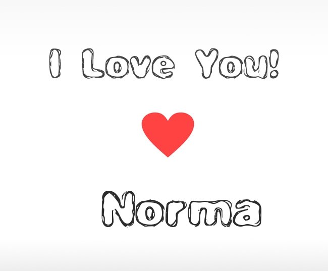 I Love You Norma