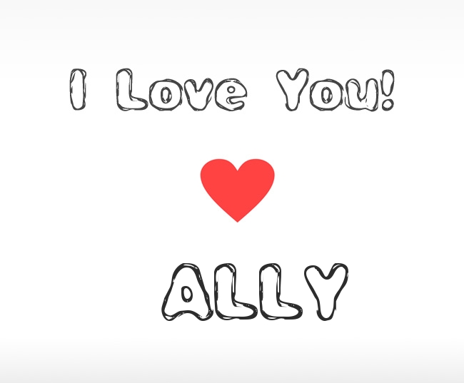 I Love You Ally